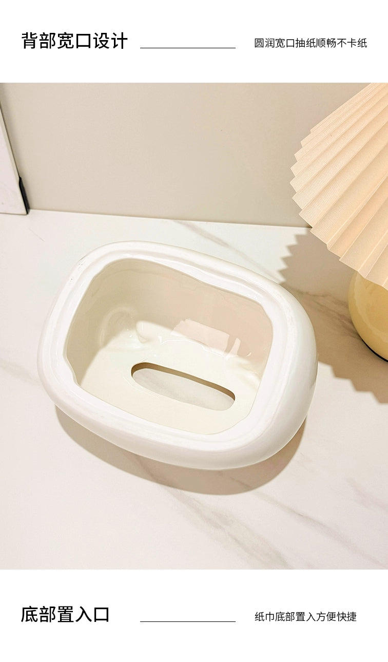 Dog tissue box,Facial tissue box,Creative,Kawaii,Technical Ceramics