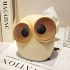 ceramic tissue box Owl