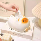 cat tissue box,cute facial tissue holder